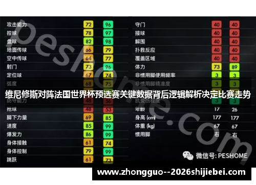 维尼修斯对阵法国世界杯预选赛关键数据背后逻辑解析决定比赛走势 维尼修斯对阵法国世界杯预选赛关键数据背后逻辑解析决定比赛走势